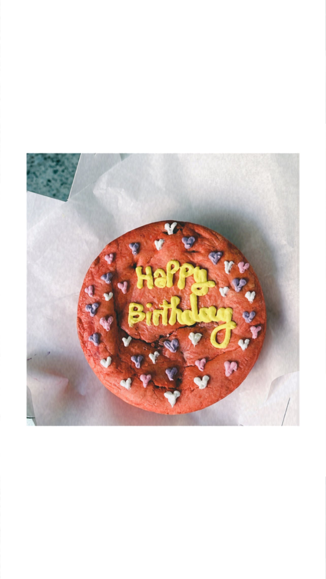 Birthday Mini Cookie Cake