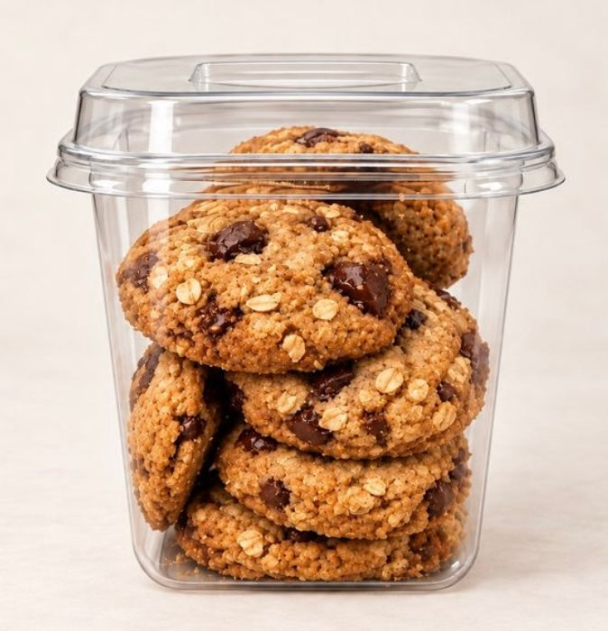 No White Sugar Oats Cookie Cup