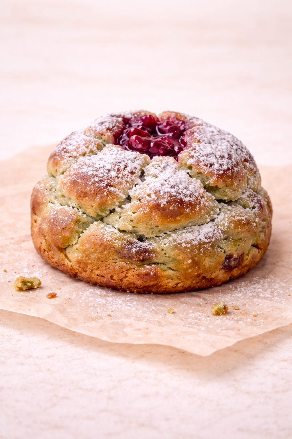 Matcha Raspberry Cookie
